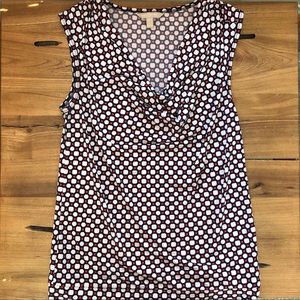 Banana Republic Cowl Neck Sleeveless Blouse Tank